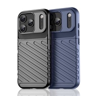 For iPhone 17 Pro Max 17 Pro Case For iPhone 17 Air Cover 6.5inch Shockproof Soft Rubber Bumper For 