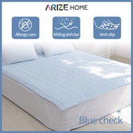 Arize Mattress Protector Multi-Colored Microfiber Fabric, Square Quilted 1.1mx2.1m, 1.6mx2.1m, 1.8x2