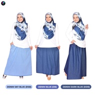 SKIRT DENIM JEANS MUSLIMAH ASYIQMUSLIM ACTIVEWEAR
