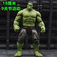 24.4.27 Avengers Deadpool Iron Man Spiderman Hulk 23.3cm Doll Joint Movable Toy Model Figure