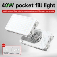 CYBERLINX RGB LED Camera Light, 40W 2800-9000K Mini LED Video Lamp, Compact 3 Color Light with Tripo