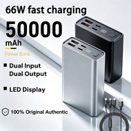 【CCC Certified】 Huge Capacity 50000mAh PowerBank Fast Charger 66W Portable Powerbank Quick Charger