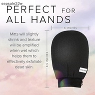 （seps） Bathing Gloves Shower Bath Scrub Glove Exfoliating Body Scrub Face Massage Glove （MY）