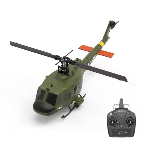 YUXIANG F07 RC Helicopter 1:34 UH-1 HUEY Scale 2.4G 6CH Altitude Hold Optical Flow Positioning Dual 
