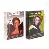 Coup basic or expansion reformation card game for home party playing cards family and friends