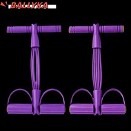 BALLYKA 2PCS Pedal Resistance Band, 4 Tube 6 Tube Resistance Band Trainer, Flexible T Handle Dual Fo