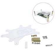 1-layer Raspberry Pi Model B Cluster Case Acrylic Stack Shell for Raspberry Pi 3B/3b+/4B