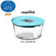 ROYAL MICROWAVE VKB GLASS FOOD CONTAINER 1500 ML - 1 pcs