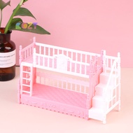 【Cozy Cottage】 Doll Toy European Furniture Style Bunk Bed Double Bunk Bed Girl Birthday Toy bago