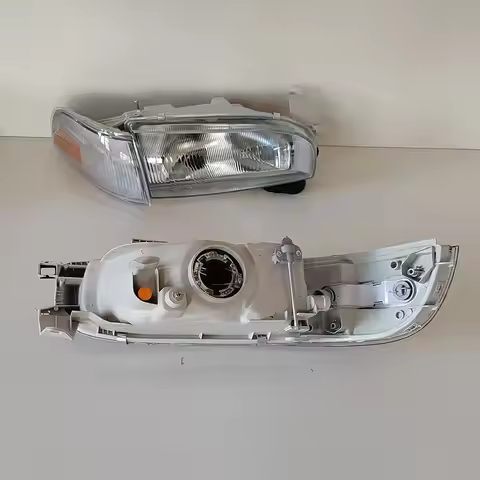 2PCS Headlight For Toyota Sprinter Carib AE100 AE110 Corolla Ae92 1992 1993 1994 1995 81110-1E180A 8