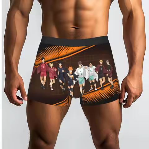 Shoyo Hinata H-Haikyuu Tetsuro Kuroo Underwear Men Print Toru Oikawa Boxer Briefs Shorts Panties Bre