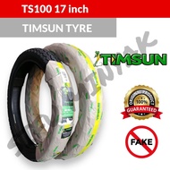 2025 TS100 ORIGINAL TIMSUN 17INCH TYRE TIRE MOTORCYCLE TAYAR TUBELESS MOTOSIKAL