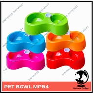 MP54 Double Pet Plastic Food & Drinking Place