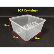 SQ7 Square Plastic Disposable Food Container (30pcs±)