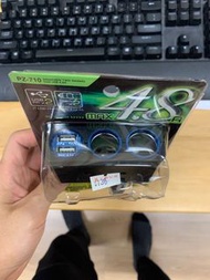 車用12v 一開二+USB車充 點煙器12v擴充