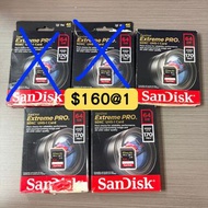 清貨 SanDisk 64GB Extreme PRO 170mb/s SDXC Card 記憶卡 SD卡 相機 DSLR (SDSDXXY-64GB)