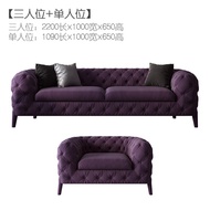 Stock up5-20 days Nordic luxury fabric sofa combination living room pre-assembled three-person Itali