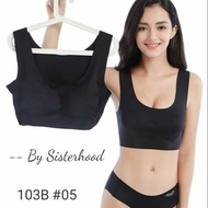 Hot sell 🔥[1 IN RM39] 103B #05 JAPAN technology Comfortable WOMAN / Ladies vest bra XL/2XL
