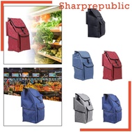 [Sharprepublic] Shopping Trolley Replacement Bag Thickened Trolley Bag for Office Household
