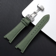 25*13mm Denim Nylon Cowhide Watch Straps for Patek Philippe Nautilus Series 5711 5712 7010G Business