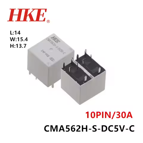 1Pcs HKE Relay CMA562H-S-DC5V-C 10Pin 30A 5V Automotive Relay