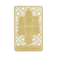 8 Auspicious Symbol Gold Wallet Card