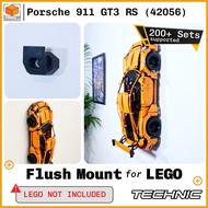 Flush Wall Mount for Lego Technic Porsche 911 GT3 RS (42056)