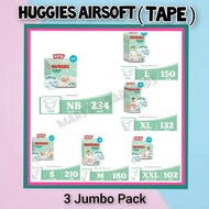 📣📣 NEW PACKAGING!! HUGGIES AIRSOFT TAPE ( 3 Super Jumbo Pack )