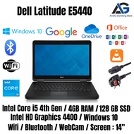 Dell Latitude E5540 Core i5-4th Gen 3.0Ghz 4GB RAM 128 SSD 15" screen display