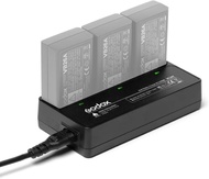 Godox VC26T トリプルバッテリー充電器、Godox AD100PRO V860III-C V860III-N V860III-S V1-C V1-N V1-S V1-PROC V1-PRON