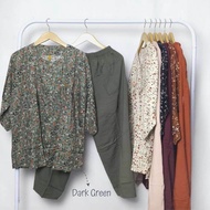 BAJU SETELAN WANITA RAYON MOTIF JUMBO ONESET RAYON PREMIUM