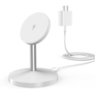 Magnetic Wireless Mag Safe Charger iPhone Stand,Magnet Wireless iPhone Charger Stand 6FT Fast Mag-Sa