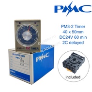 PMC PM3-2 60M DC24V Analogue Timer Analog Anly ANV Cikachi AH3-2