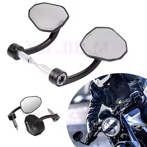 For BMW G310R G310GS G310 R GS Motorcycle Bar End Mirror 7/8" 22mm Handlebar Rearview Mirror
