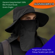 Original Boonie Hat Waterproof Simple Stylish Outdoor Anti-Uv Jungle Hat with Face and Neck Cover Du