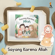 [ABC] READY Boardbook Sayang Karena Allah Hoopoe Buku Bacaan Anak
