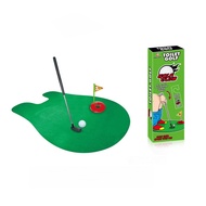 Toy Toilet Golf Toilet Mini Set Leisure Entertainment Sports Toy Toilet Golf