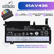 01AV436 TPad 13 Gen 1 2 Chromebook  S2 Gen 1 Gen 2 Laptor Battery 01AV437 01AV400 01AV401 01AV402 01
