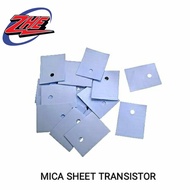 MICA RUBBER TRANSISTOR ISOLATOR TO-3P / TRANSISTOR SILICONE INSULATOR INSULATION SHEET TO-3P ( 1PC )