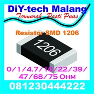 Resistor SMD 1206 0/1/4.7/10/22/39/ 47/68/75 Ohm - 22 Ohm