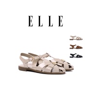 Elle Chantal Comfy Fit Footbed Mircrofiber Leather Sandals