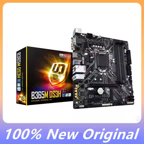 NEW Original B365M DS3H Gaming Motherboard Supports 9th and 8th Gen Core Processors with B365 Chipse