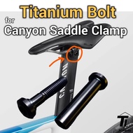 Titanium Bolt for Canyon Saddle Clamp Seatpost Screw | Aeroad | Grade 5 Titanium Screw Singapore