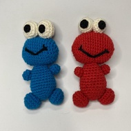 Elmo & Cookie Monster Amigurumi / Crochet