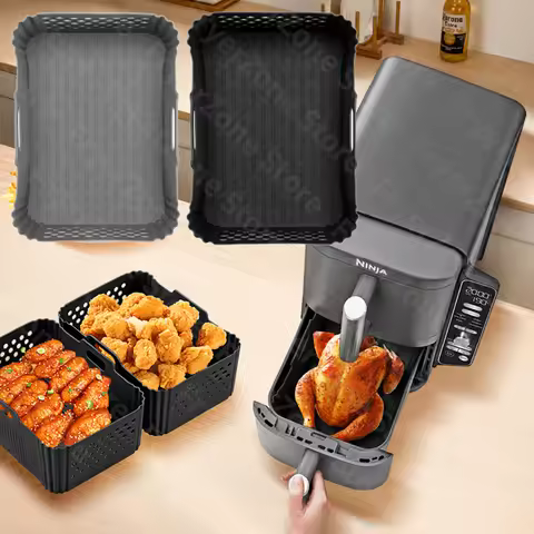 Air Fryer Silicone Mould for Ninja Double Stack XL SL400EU, Foodi Max AF500EU, AF400EU, AF451EU Acce