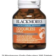 Blackmores Odourless Garlic