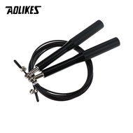 AOLIKES A-3203 heavy fitness jumping Rope with high quality steel core Speed Jump Rope