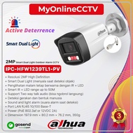IPC-HFW1239TL1-PV Dahua 2MP IP Camera CCTV PoE CCTV Smart Dual Light Outdoor Alarm Two Way Audio 2 W