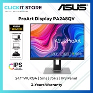 ASUS ProArt 24.1"WUXGA PA248QV / ProArt PA278QV 27"WQHD IPS Panel / sRGB / LED Monitor (DP/HDMI/VGA)