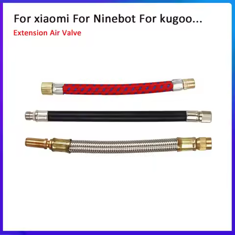 Electric Scooter Air Valve Extension Tube Adapter for Xiaomi M365/1S/PRO/PRO2 MI3 Max G30...Universa